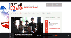 Desktop Screenshot of festivaldesarcs.com